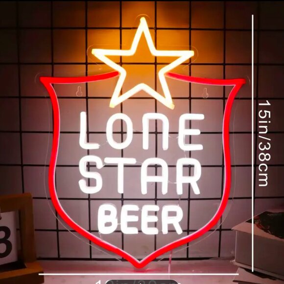 LONG STAR  NEON LED SIGN - Picture 2 of 4